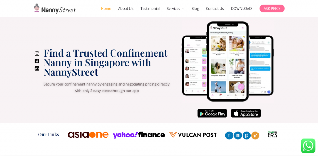 The Nannystreet Homepage