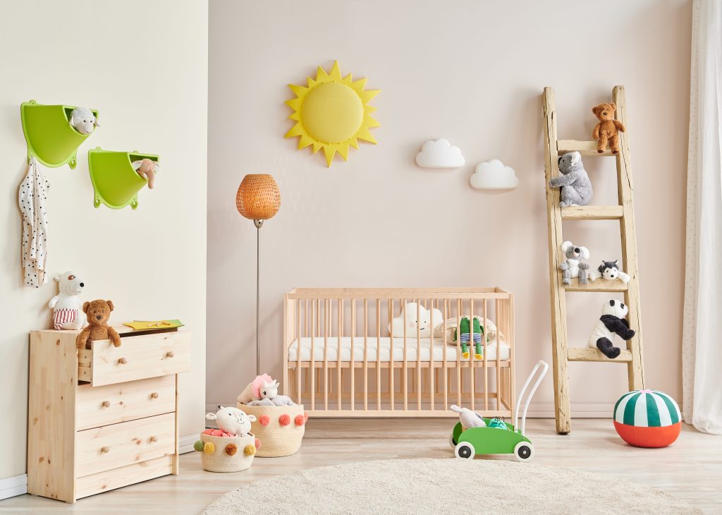 A newborn to toddler's crib area, one of the preparations needed to be made before engaging an FDW transfer service